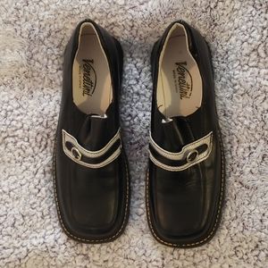 Black Venettini loafers